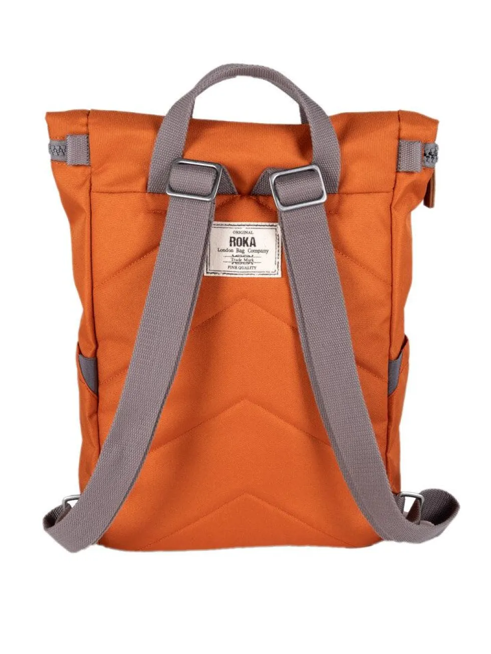 ROKA - Finchley A Recycled Canvas - Orange medium ryggsäck i canvas