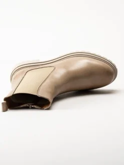 Rosa Negra - Beige boots i skinn