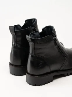 Rosa Negra - Svarta boots i skinn