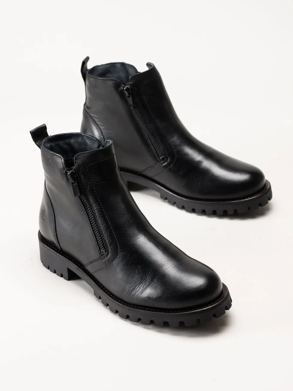 Rosa Negra - Svarta boots i skinn