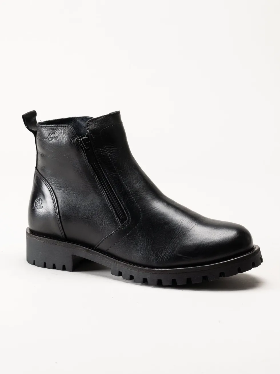 Rosa Negra - Svarta boots i skinn