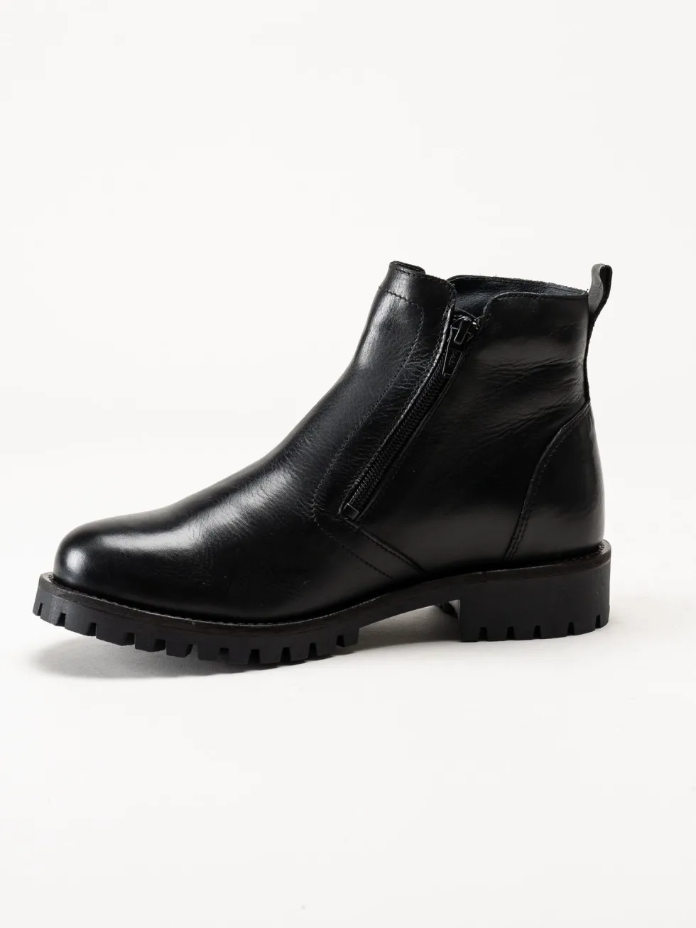 Rosa Negra - Svarta boots i skinn
