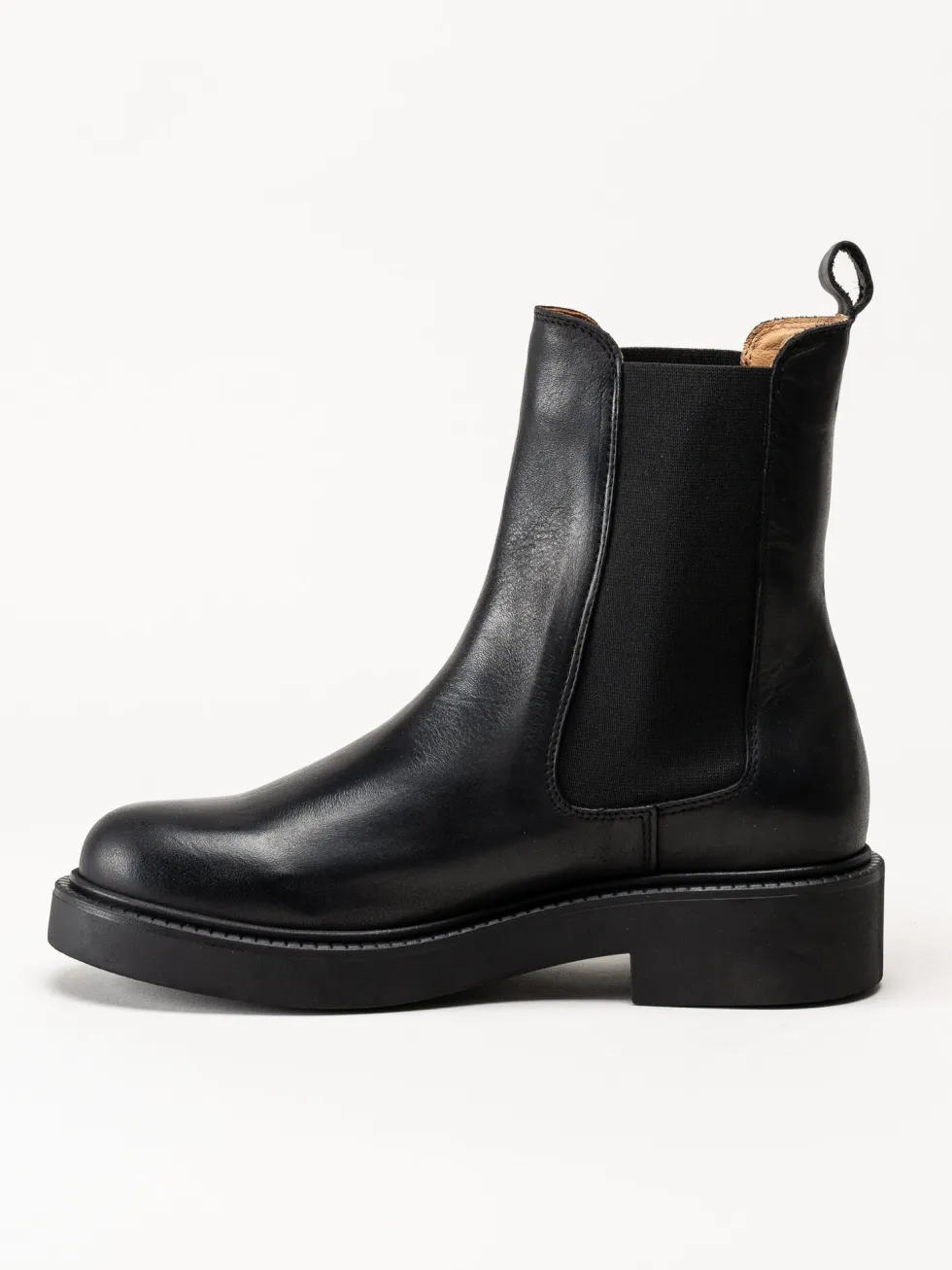 Rosa Negra - Svarta chelsea boots i skinn