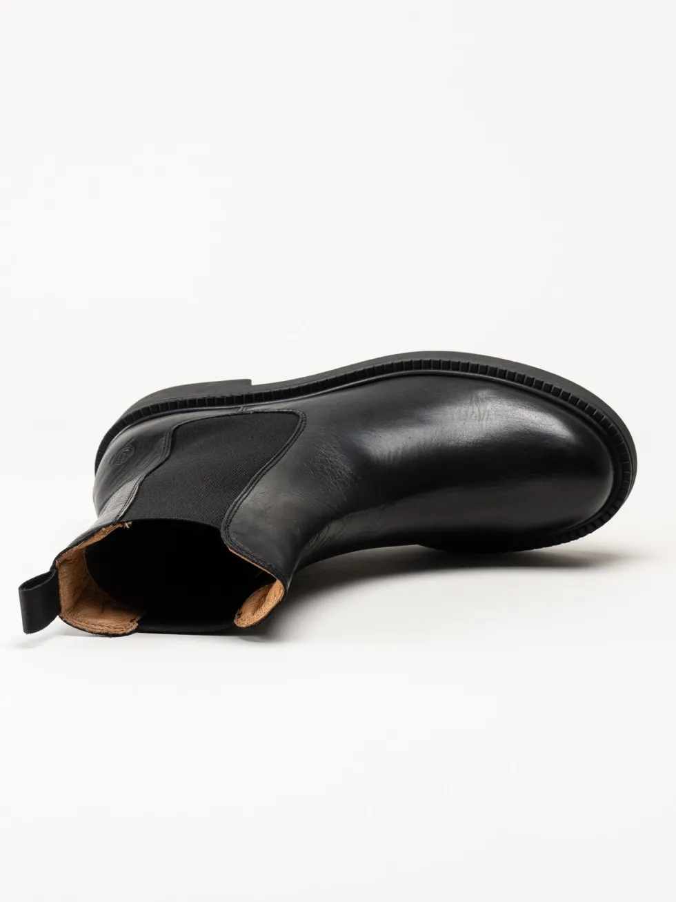 Rosa Negra - Svarta chelsea boots i skinn