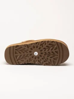 Rugged Gear - Bondi Mini plateau - Ljusbruna ullfodrade låga boots