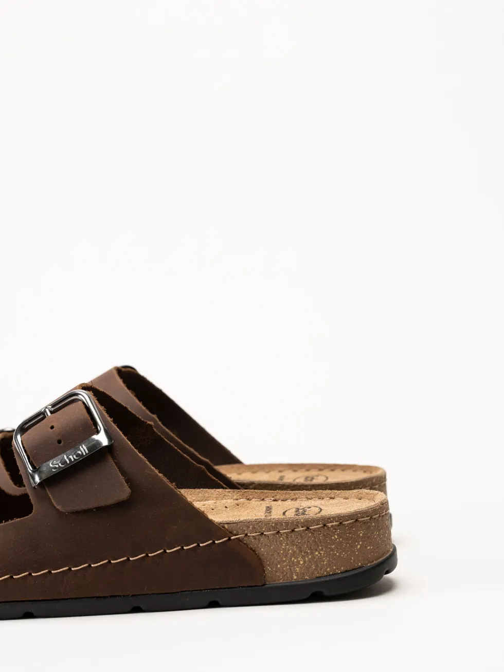 Scholl - Bora 2 Buckles - Mörkbruna sandaler