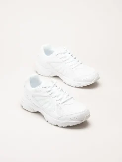 Scholl - New Sprinter - Vita sneakers i textil