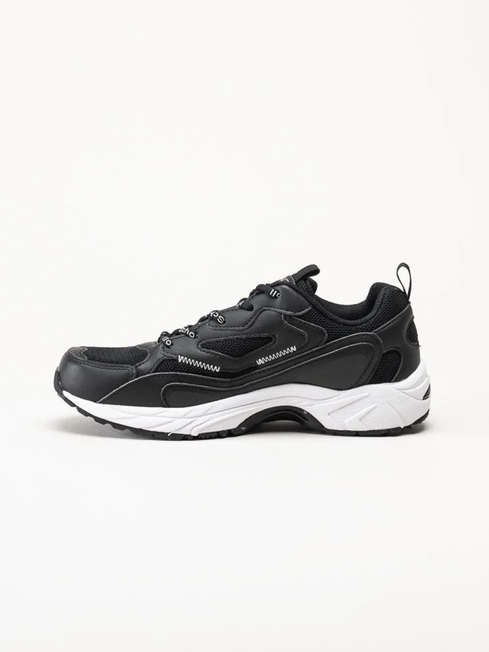 Scholl - Sprinter Snap - Svarta sportskor i textil