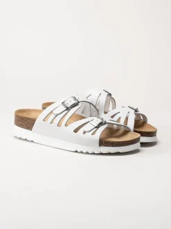 Scholl - Ystad - Off white slip in sandaler