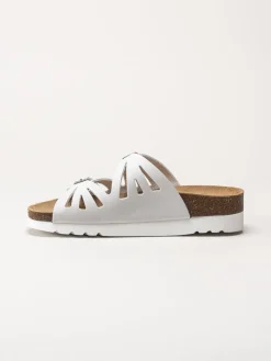 Scholl - Ystad - Off white slip in sandaler