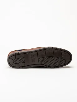 Sebago - Endeavor FGL - Mörkbruna seglarskor i skinn