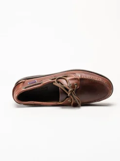 Sebago - Endeavor FGL - Mörkbruna seglarskor i skinn