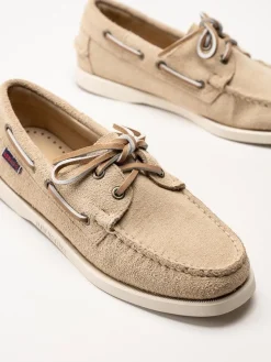 Sebago - Portland Flesh Out - Beige seglarsko i mocka