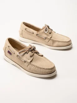 Sebago - Portland Flesh Out - Beige seglarsko i mocka