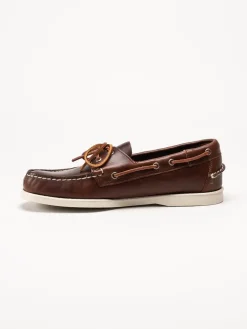 Sebago - Portland Waxed - Bruna seglarskor i vaxat skinn