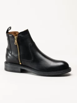Shoedesign Copenhagen - Claudia - Svarta boots i skinn