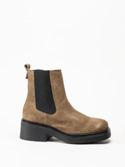Shoedesign Copenhagen - Saddle - Bruna chelsea boots i mocka