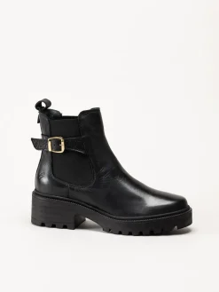 Shoedesign Copenhagen - Sarah - Svarta chelsea boots i skinn