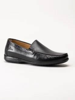 Sioux - Gion - Svarta loafers i skinn