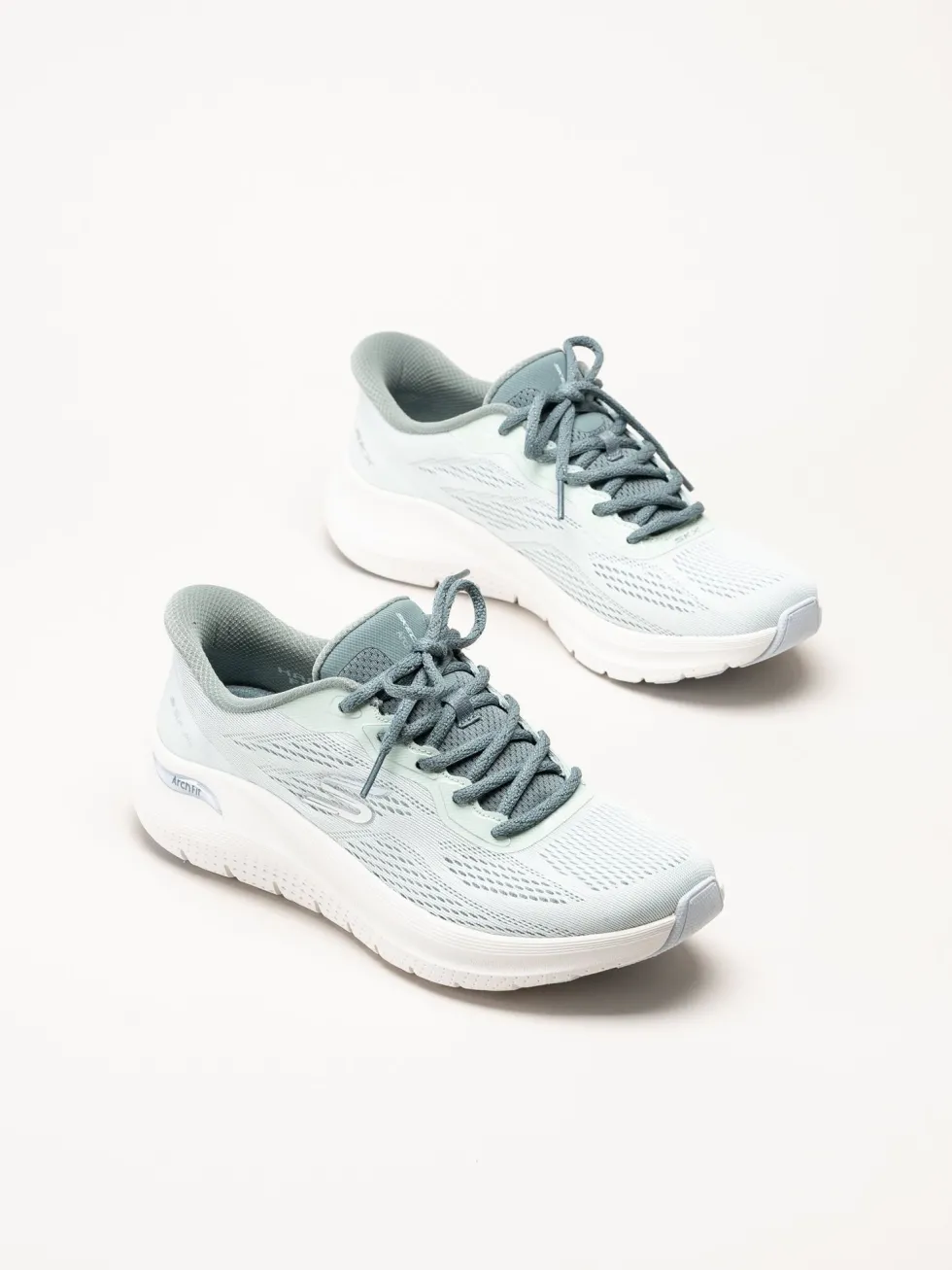 Skechers - Arch Fit 2.0 - Ljusgröna slip-ins sneakers