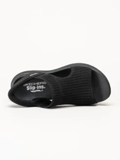 Skechers - Arch Fit - Svarta slip-in sandaler