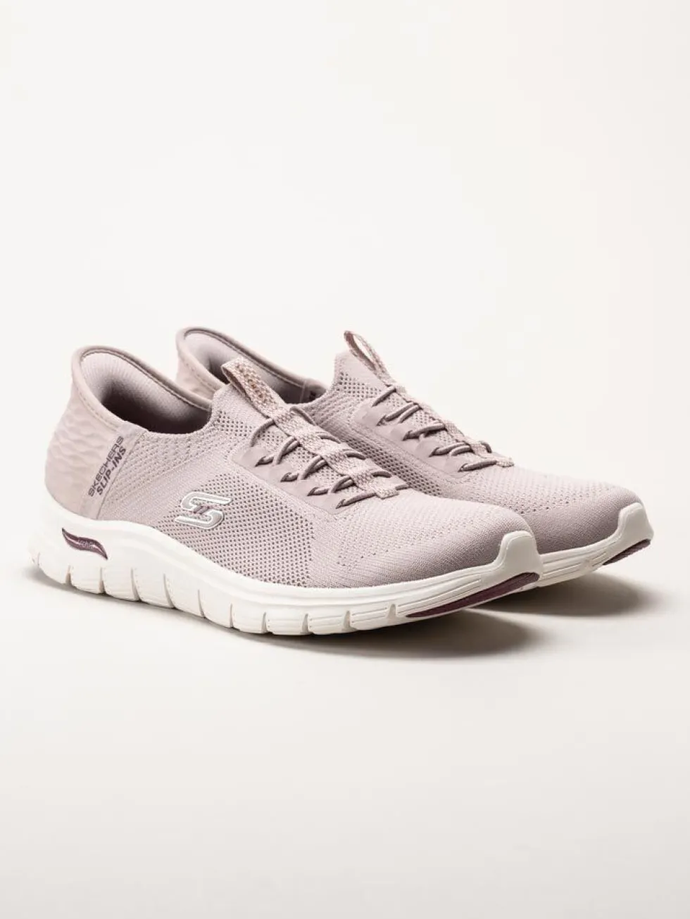 Skechers - Arch Fit Vista - Ljuslila slip-ins sneakers i mesh