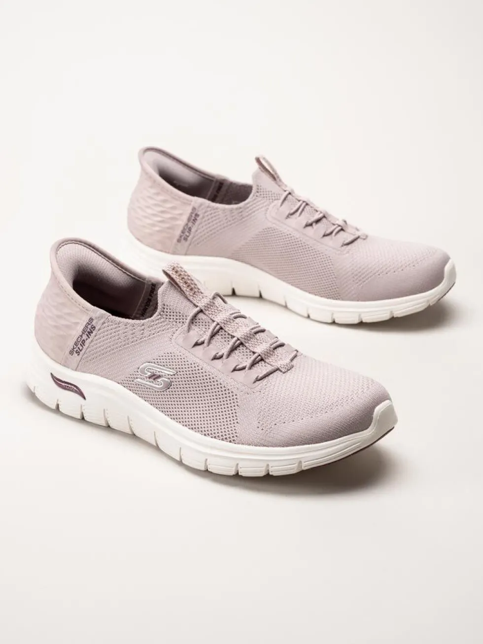 Skechers - Arch Fit Vista - Ljuslila slip-ins sneakers i mesh
