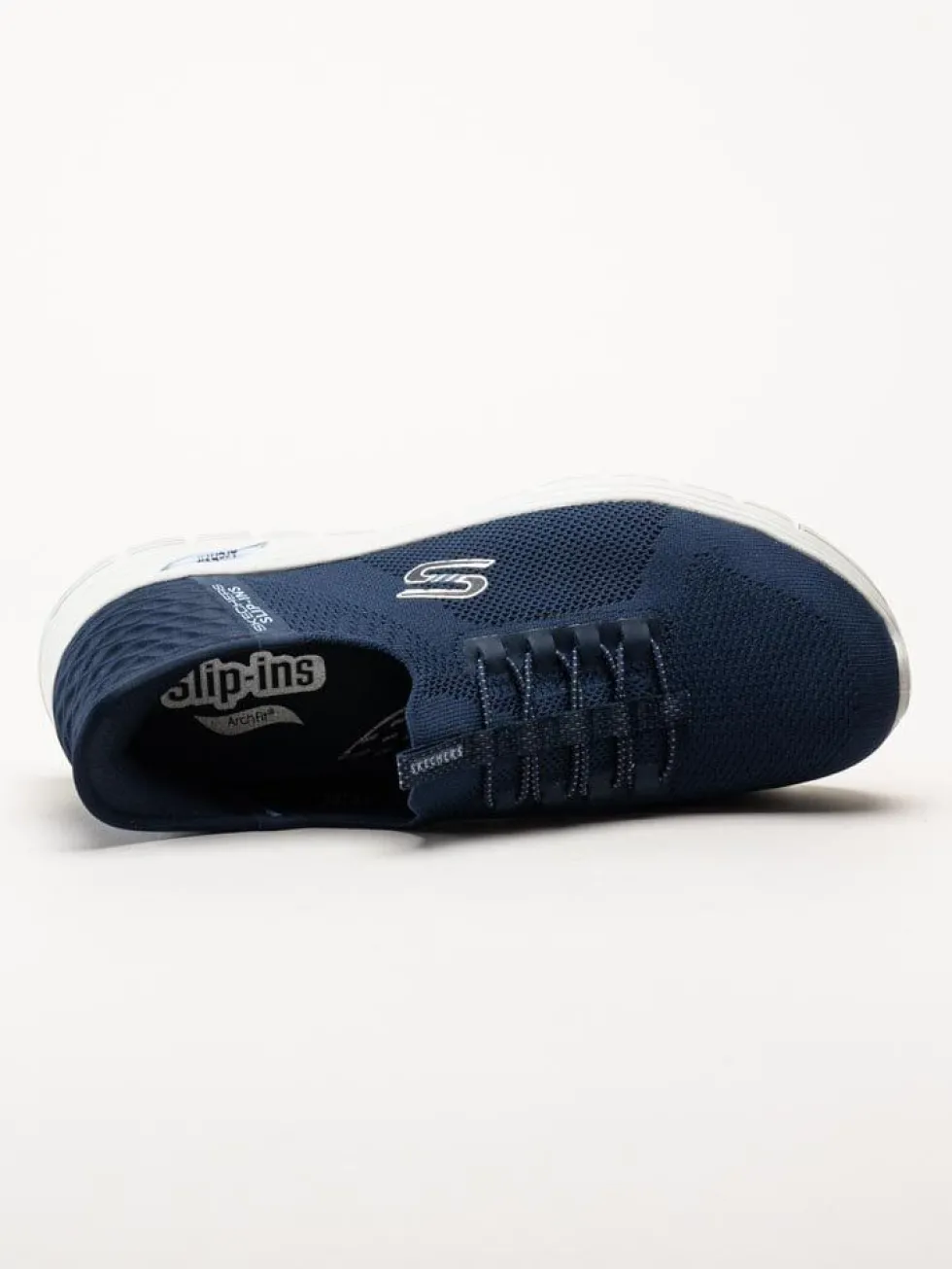 Skechers - Arch Fit Vista - Marinblå slip-ins sneakers
