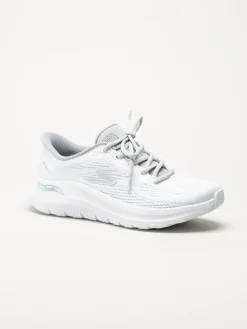 Skechers - Arch Fit 2.0 - Vita slip-ins sneakers i mesh
