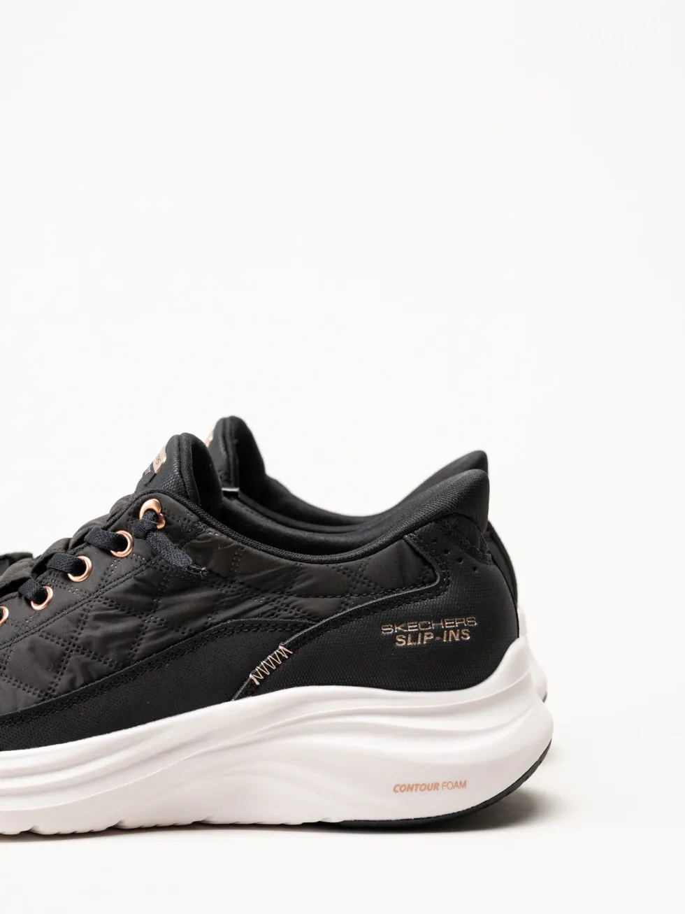 Skechers - Contour Foam Golden Hour - Svarta slip-ins sneakers