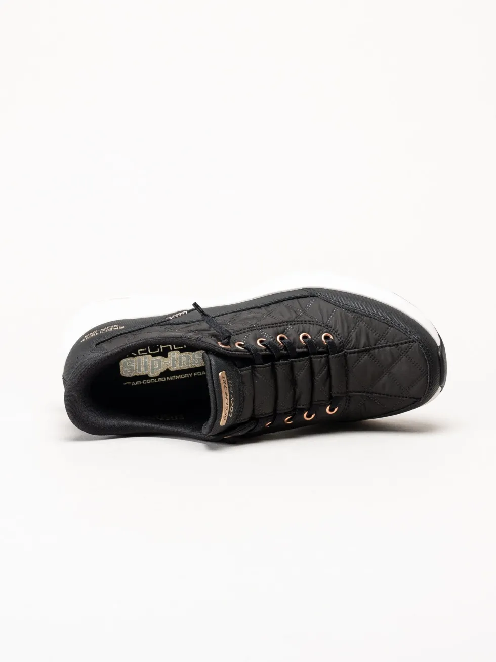 Skechers - Contour Foam Golden Hour - Svarta slip-ins sneakers