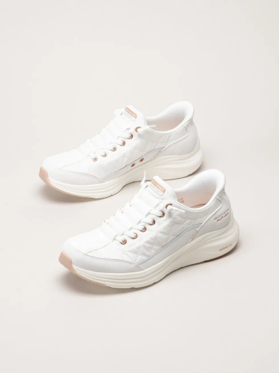 Skechers - Contour Foam Golden Hour - Vita slip-ins sneakers