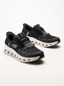Skechers - Glide Step Pro - Svarta slip-ins sneakers i textil