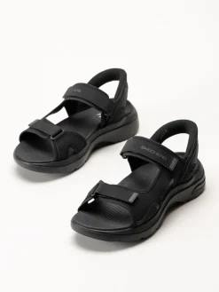Skechers - Go Walk Arch Fit 2.0 - Svarta sandaler
