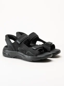 Skechers - Go Walk Arch Fit 2.0 - Svarta sandaler