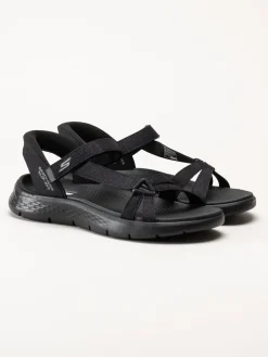Skechers - Go Walk Flex Sandal - Svarta slip in sandaler