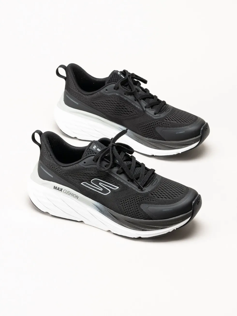 Skechers - Max Cushioning Elite 3 - Svarta sportskor i mesh