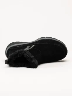 Skechers - Relaxed Fit- Easy Going - Svarta fodrade kängor i mocka