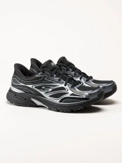 Skechers - Slip-Ins Stamina Sport - Svarta slip-ins sportskor