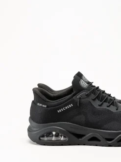 Skechers - Uno Glide Step - Svarta slip-ins sneakers i mesh
