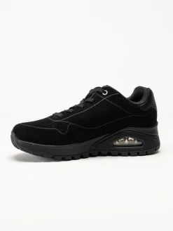 Skechers - UNO Rugged Chillproof - Svarta sneakers i mocka