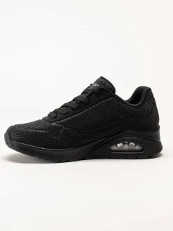 Skechers - Uno - Shiny Scale - Svarta sneakers med ormmönster
