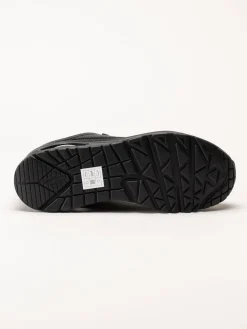 Skechers - Uno - Shiny Scale - Svarta sneakers med ormmönster