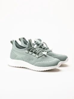 Soft Comfort - Heliett - Gröna sneakers i stickad textil