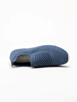 Soft Comfort - Swiss - Marinblå sneakers i stickad textil