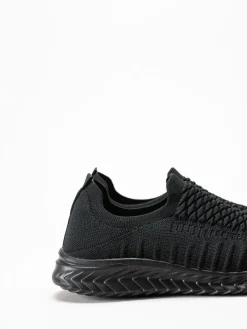 Soft Comfort - Swiss - Svarta sneakers i stickad textil