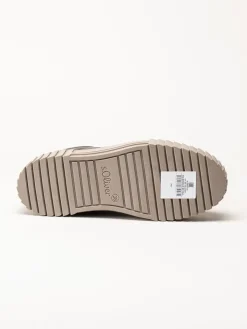 S.Oliver - Bronsfärgade platåsneakers
