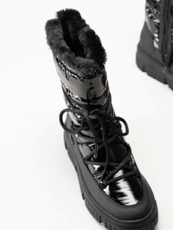 S.Oliver - Svarta fodrade boots