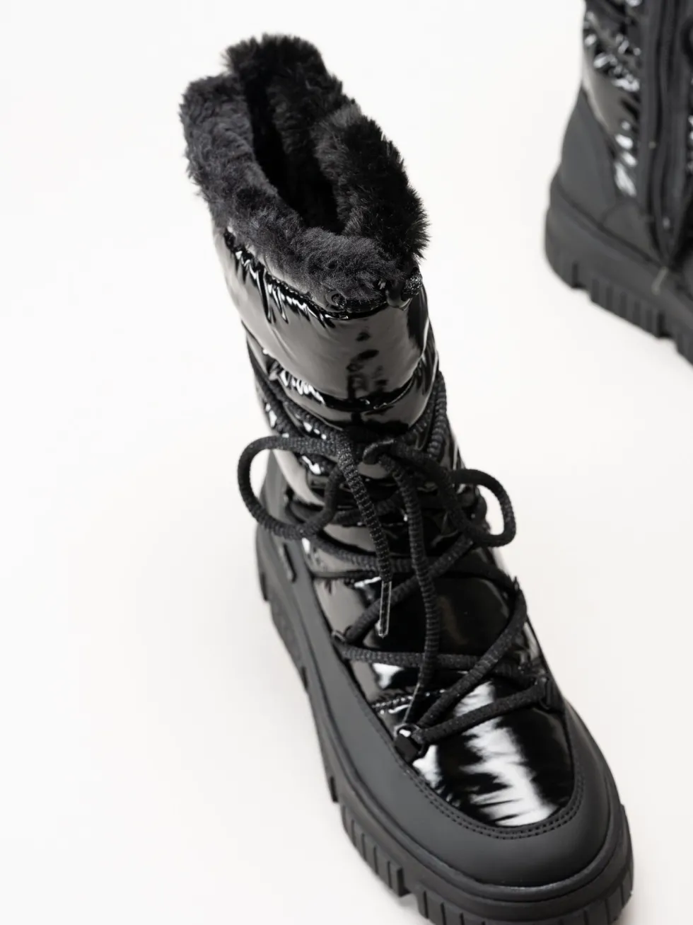 S.Oliver - Svarta fodrade boots