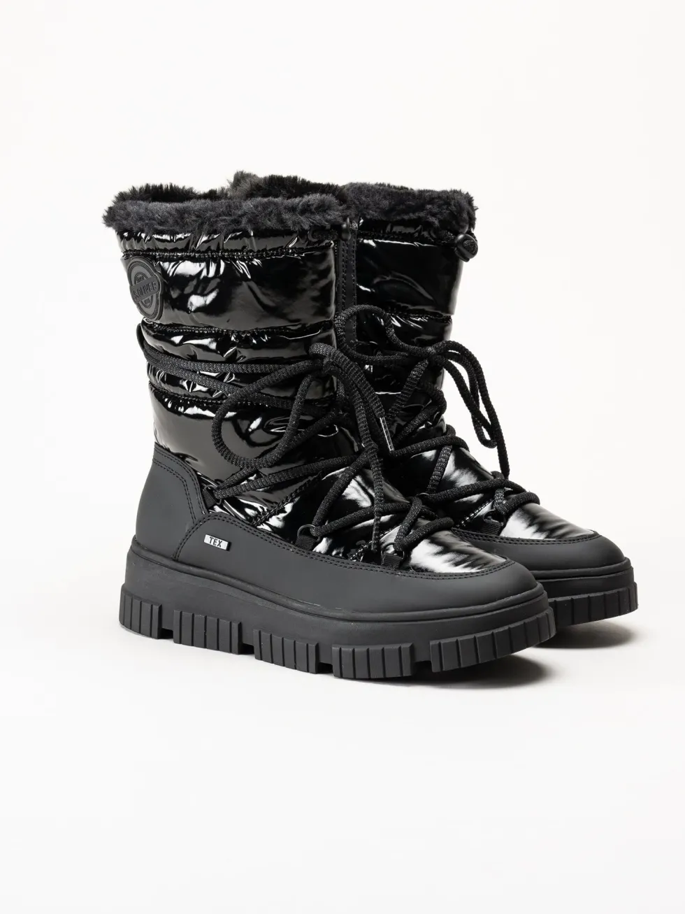 S.Oliver - Svarta fodrade boots